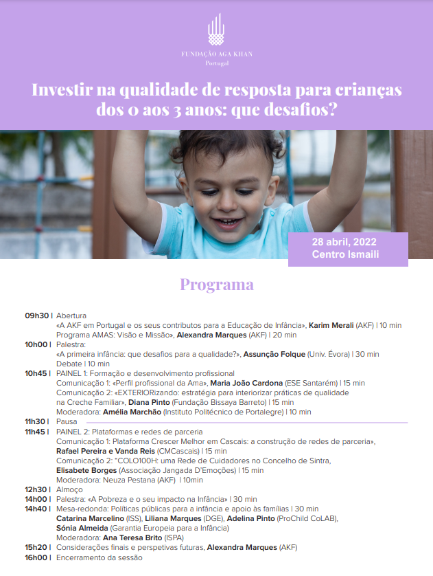 nvestir na qualidade de resposta para crianças dos 0 aos 3 anos: que desafios?